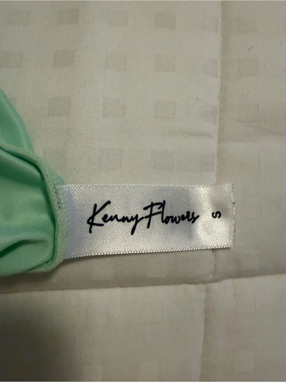 Kenny Flowers Mint Chemise with Pink Flamingo Print